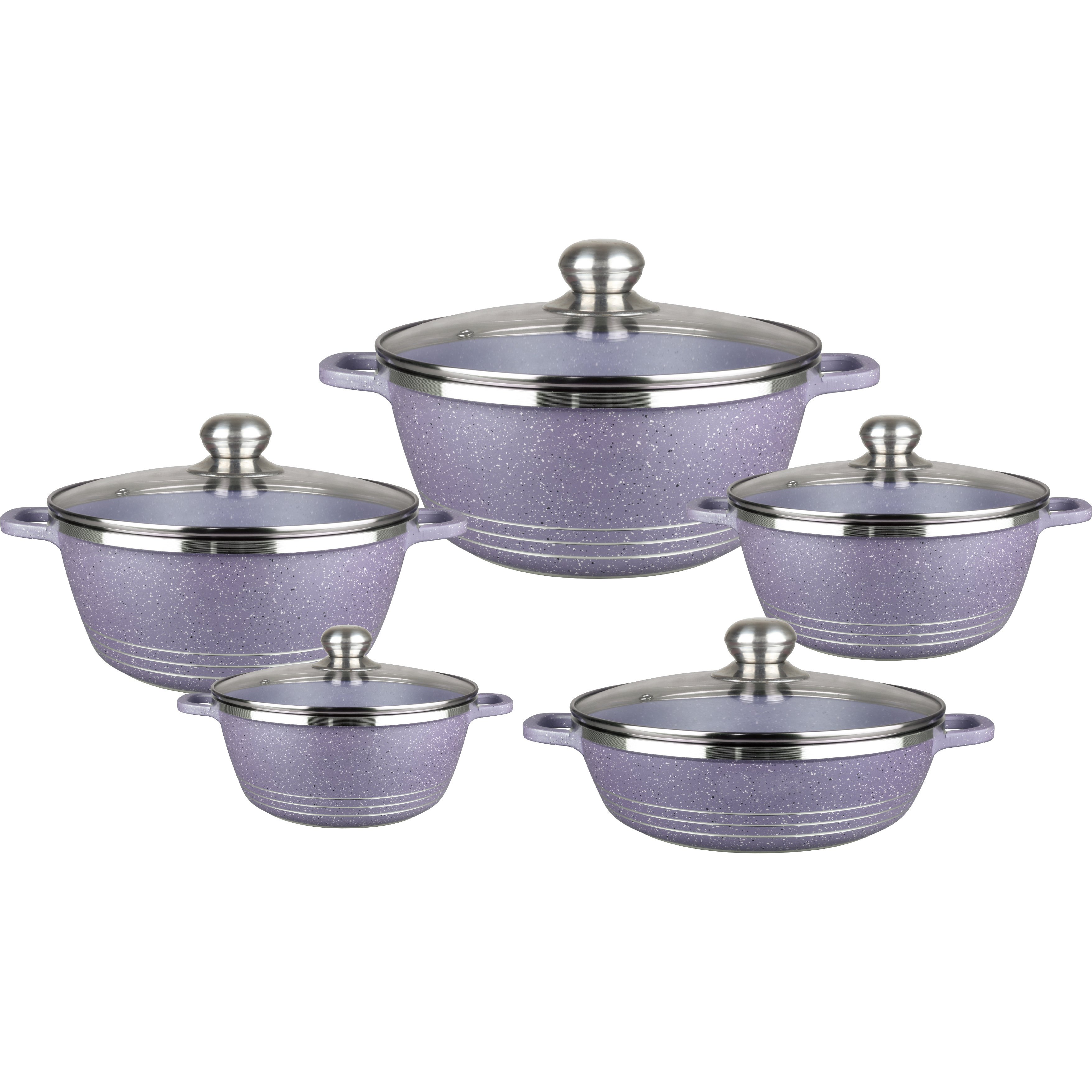 Durable Pots And Pans Cookware Sets Customized Aluminum Pot Set Cookware For Sale