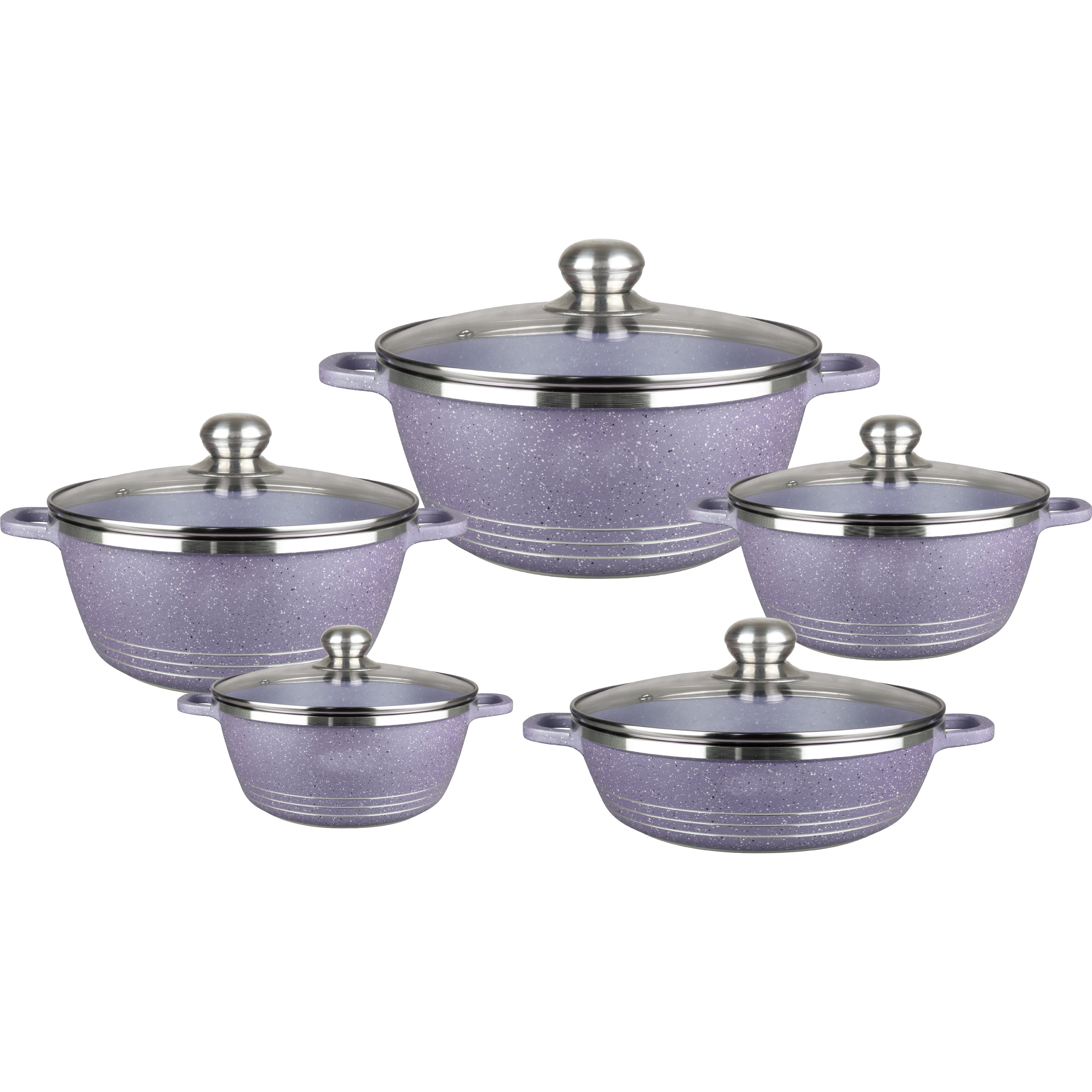 Durable Pots And Pans Cookware Sets Customized Aluminum Pot Set Cookware For Sale