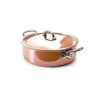Nonstick Fry Pan Cooking Pot with Brass Handles Kitchen Ware Stainless Steel Inner Coating Metal Cookware Sets