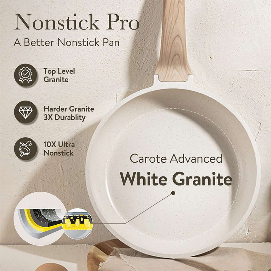 Wholesale Products China Carote Nonstick Granite Cookware Sets 10 Pcs, Cookware Sets Granite, Non Stick Cooking Pot Set