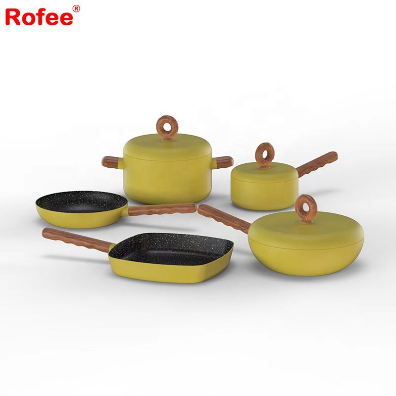 2022 cooking pot set tefal cookware set kitchen commercial pots and pans