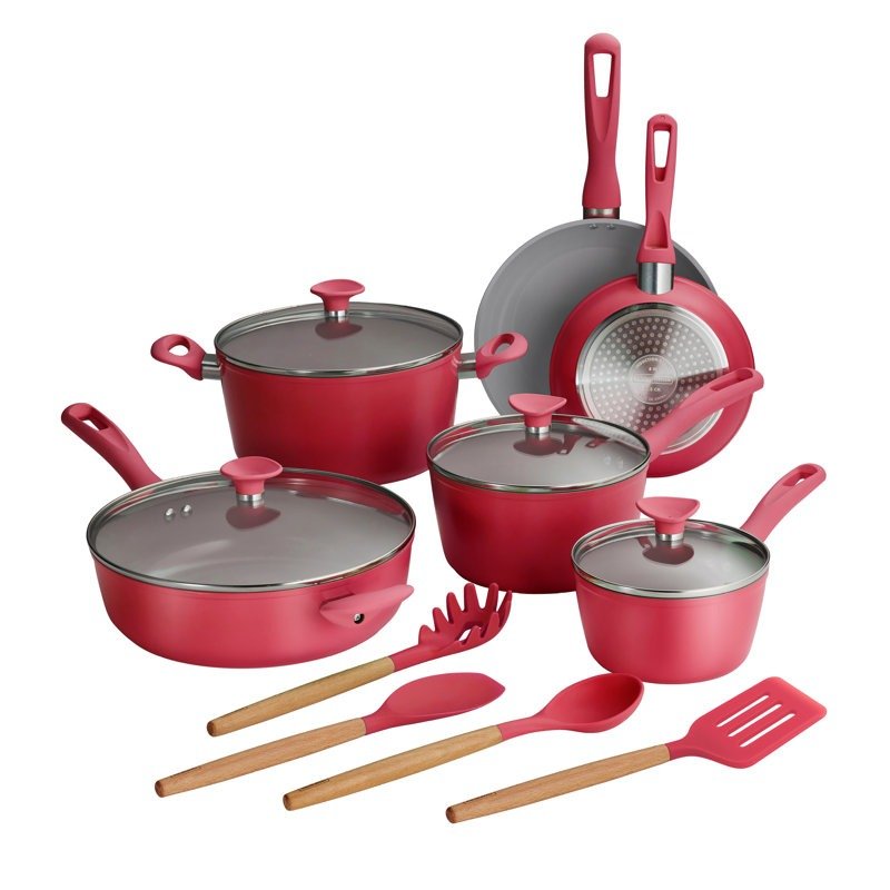 Cooking Set Of Nonstick Pots Cookware Set Kitchen cookware Kitchen Tools 14pcs Kitchen Cookware Set