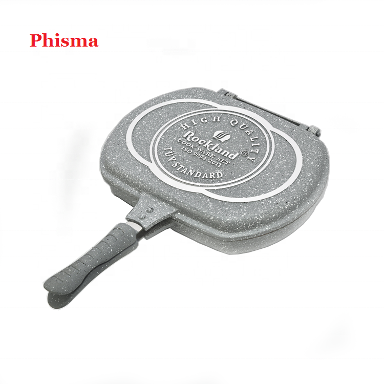 Phisma 14PCS Wholesale Gray Die Cast Aluminum Cookware Sets Granite Coating Aluminium Cooking Pots Cookware Set