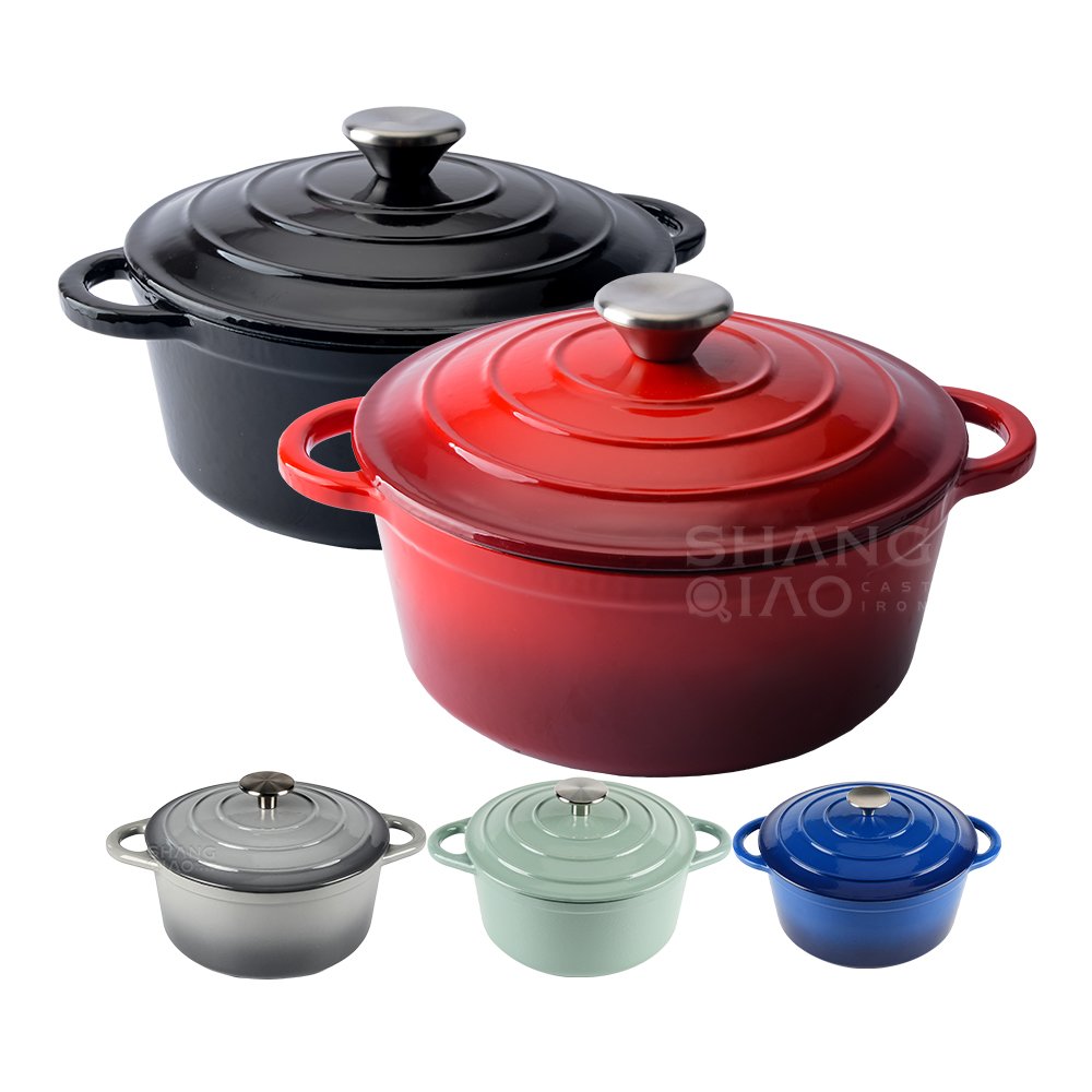 Enameled Cast Iron Cookware Set Casserole Pots Dish Dutch Oven Pot Enameled Cast Iron Dutch Oven Set