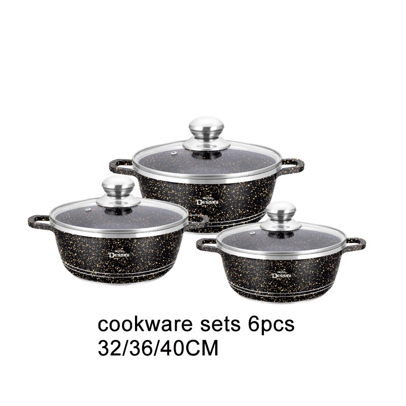 cookware sets 6pcs 32/36/40CM pot set Cooking Set Cooking Pot