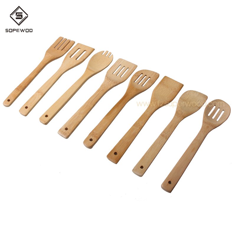 Sopewod Sustainable and Stylish Kitchen Essentials Bamboo Cookware Set