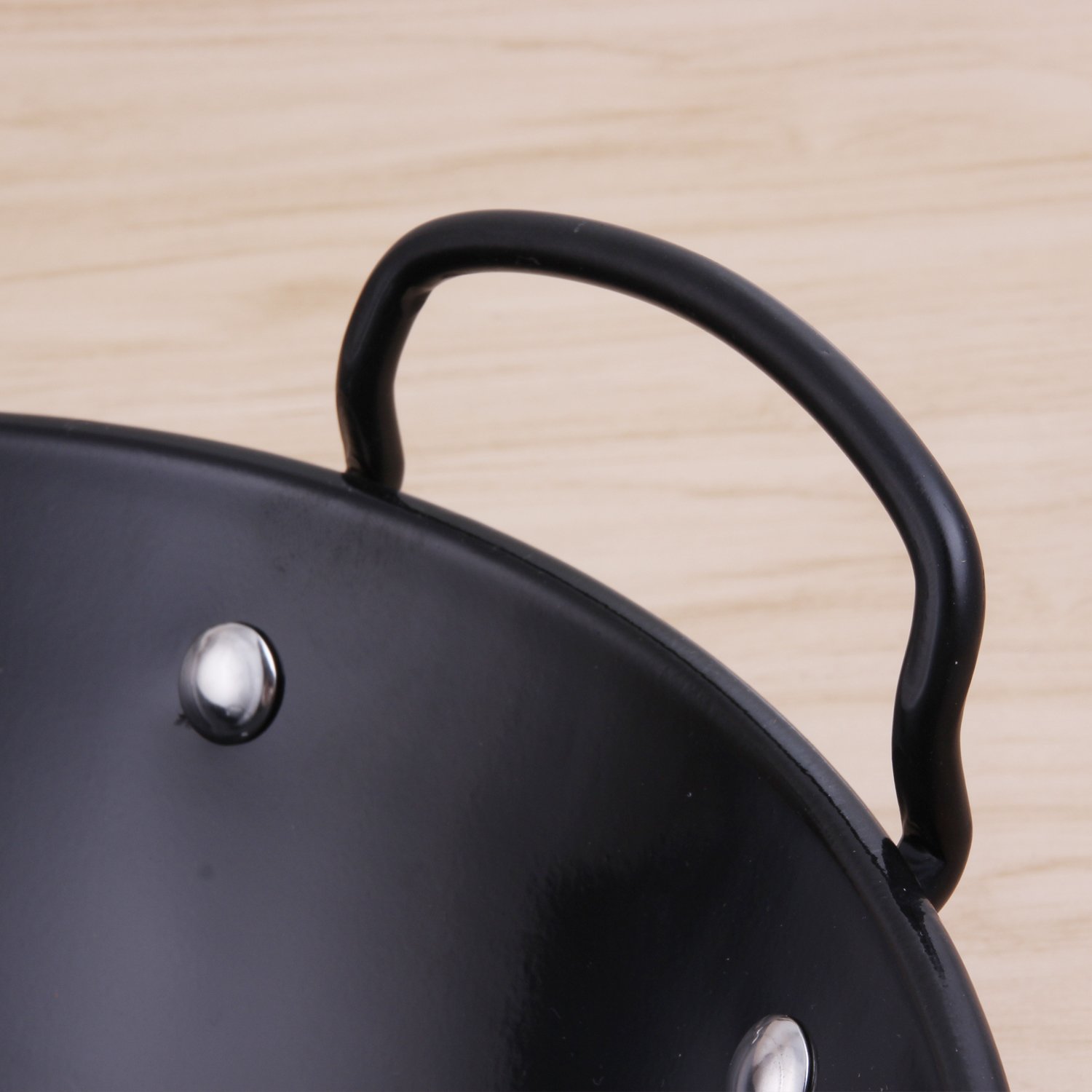 Hot Selling 22cm to 49cm Black Iron Enameled Pot Set Kitchen Double Ear Enamel Soup Pot Enameled Pot Supplier