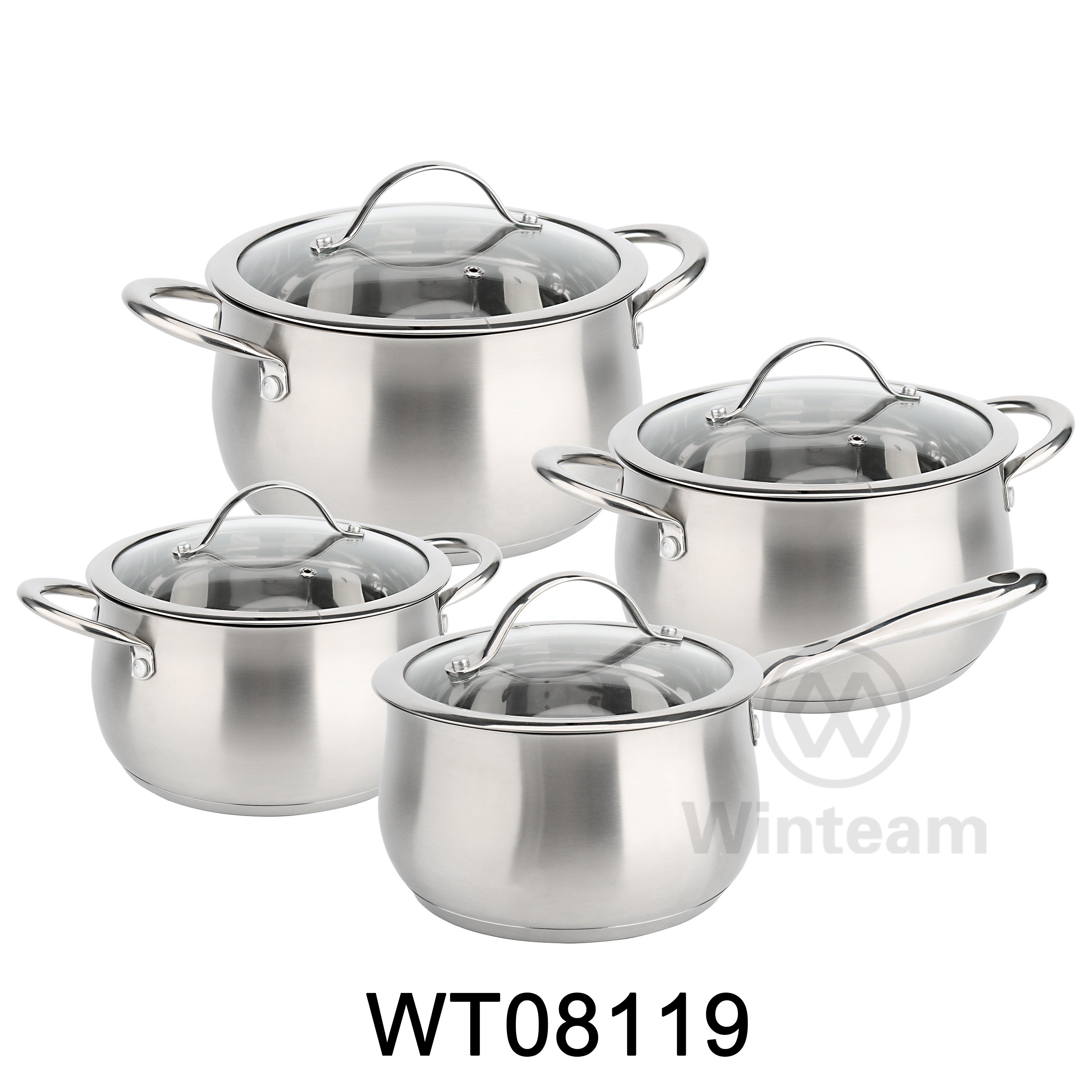 High quality kitchen ware korean cookware setcookware stainless steel dessini cookware set