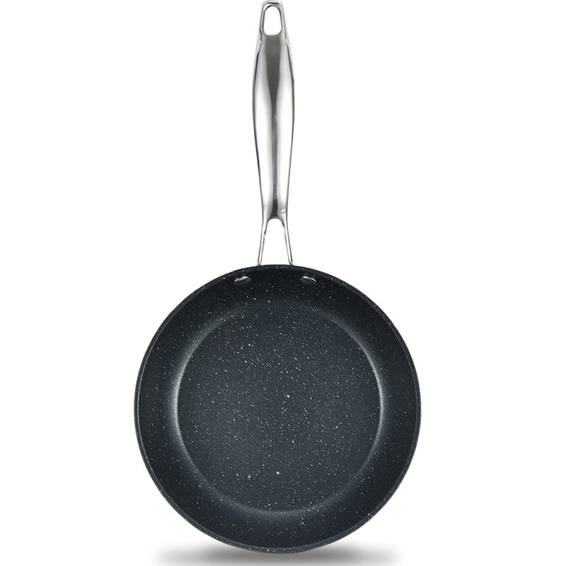 Steel Handle With Cover Non Stick Cookware Set Frying Pan Kitchen Wares Wholesale
