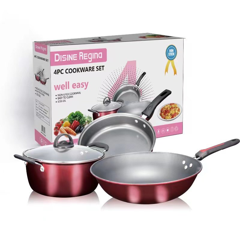Fast Shipment Hot Selling Metal Iron Utensils Cookware-Set Casserole 3pcs Kitchen Utensils Kitchen Accessories Set Cookware