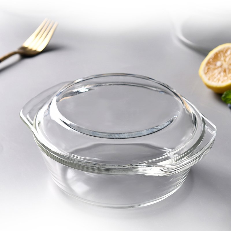 New Arrival Nonstick Cookware Sets Kitchenware Clear Heat-Resistant Glass Casserole