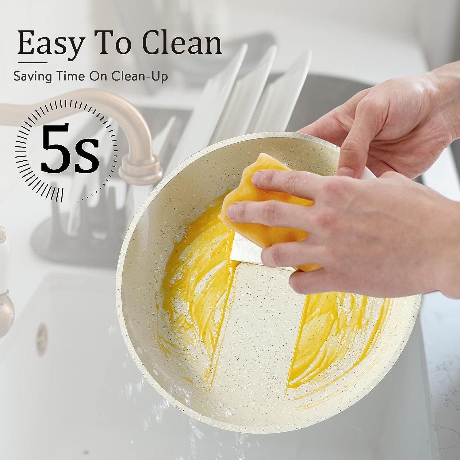 Removable-Detachable Handle-RV sauce pan set 11pcs Pots and Pans Set Induction Kitchen Cookware Sets Non Stick with Oven Safe