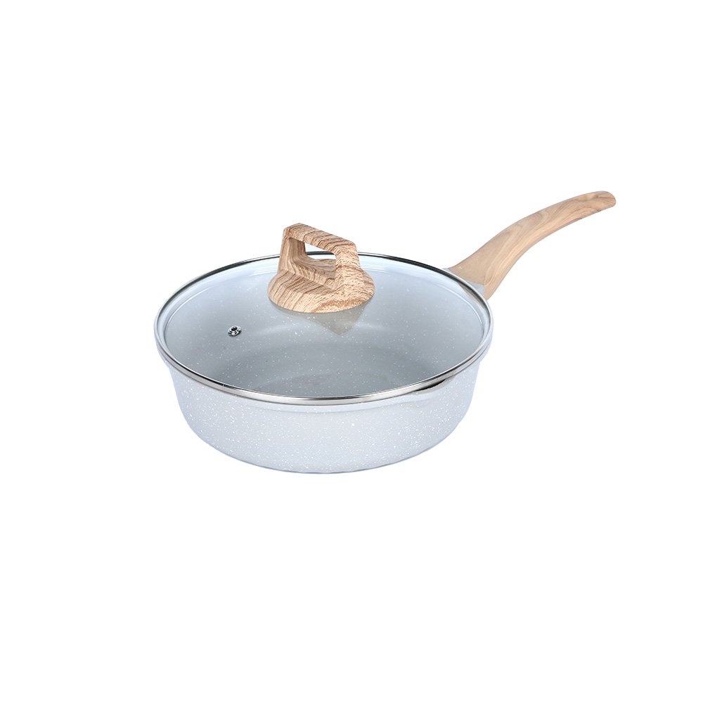 Logo Service Non Stick Aluminum Cookware Set With Ceramic Coating Pots And Frying Pans