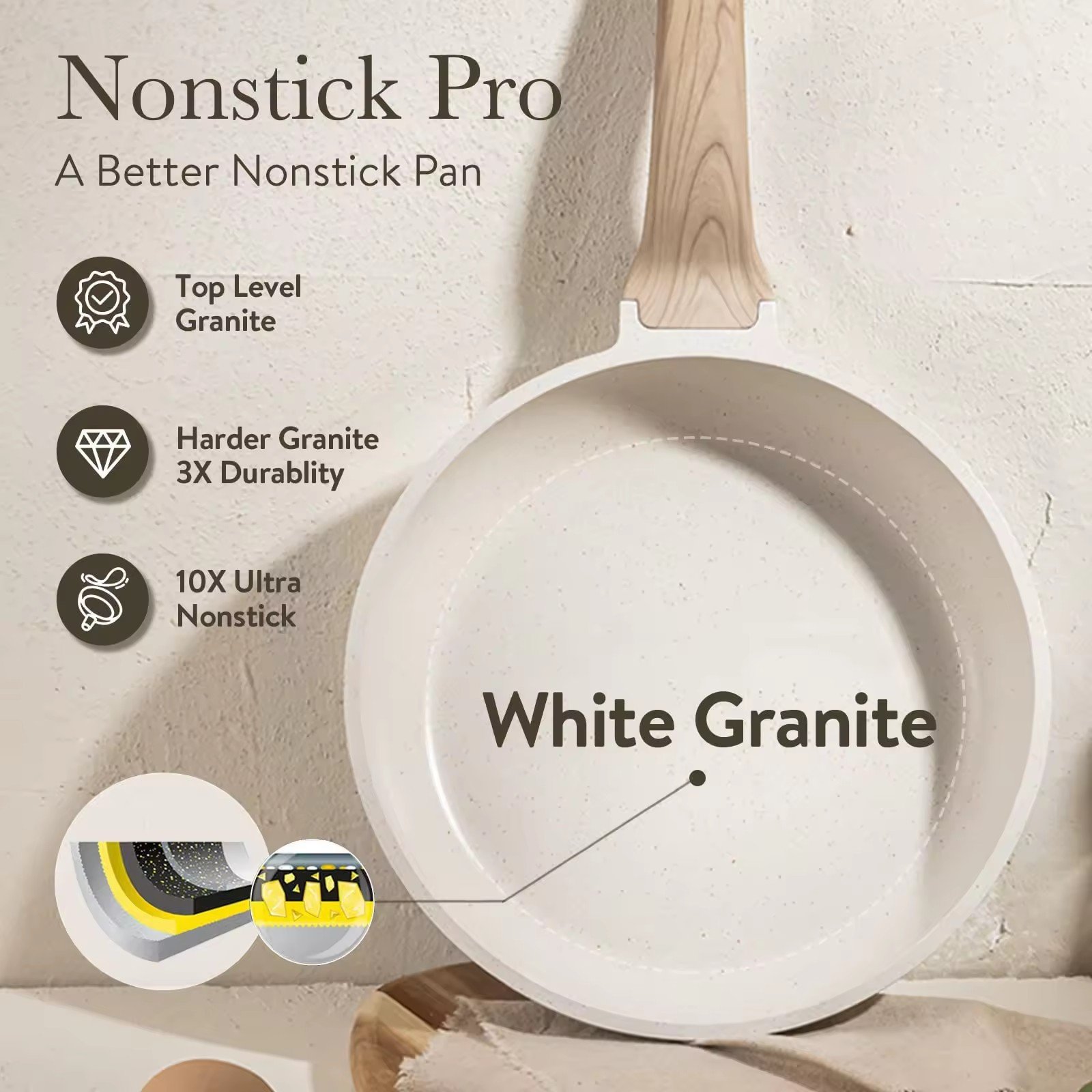 ASSMILE Factory Direct Supplier Kitchen Cookware Hot Selling Cookware Set Induction Bottom Pots and Pans Set Nonstick
