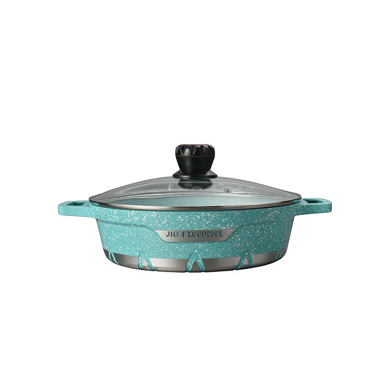 Home Party 10pieces Die Cast Granite 20/24/28/32/28cm Cookware Set Traditional Chinese Cookware Set Non-Stick