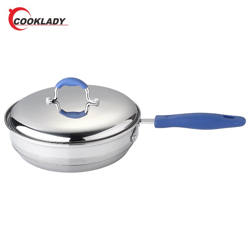 Customized Home Kitchen Eco Friendly Cookware 12 Pieces Stainless Steel Cookware Set