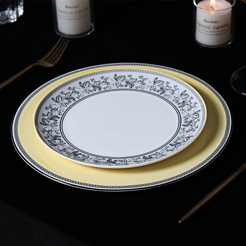 B2 cookware set dinner sets luxury porcelain white hotel supplies ceramic ceram ceramics dishes japanese restaur for plate