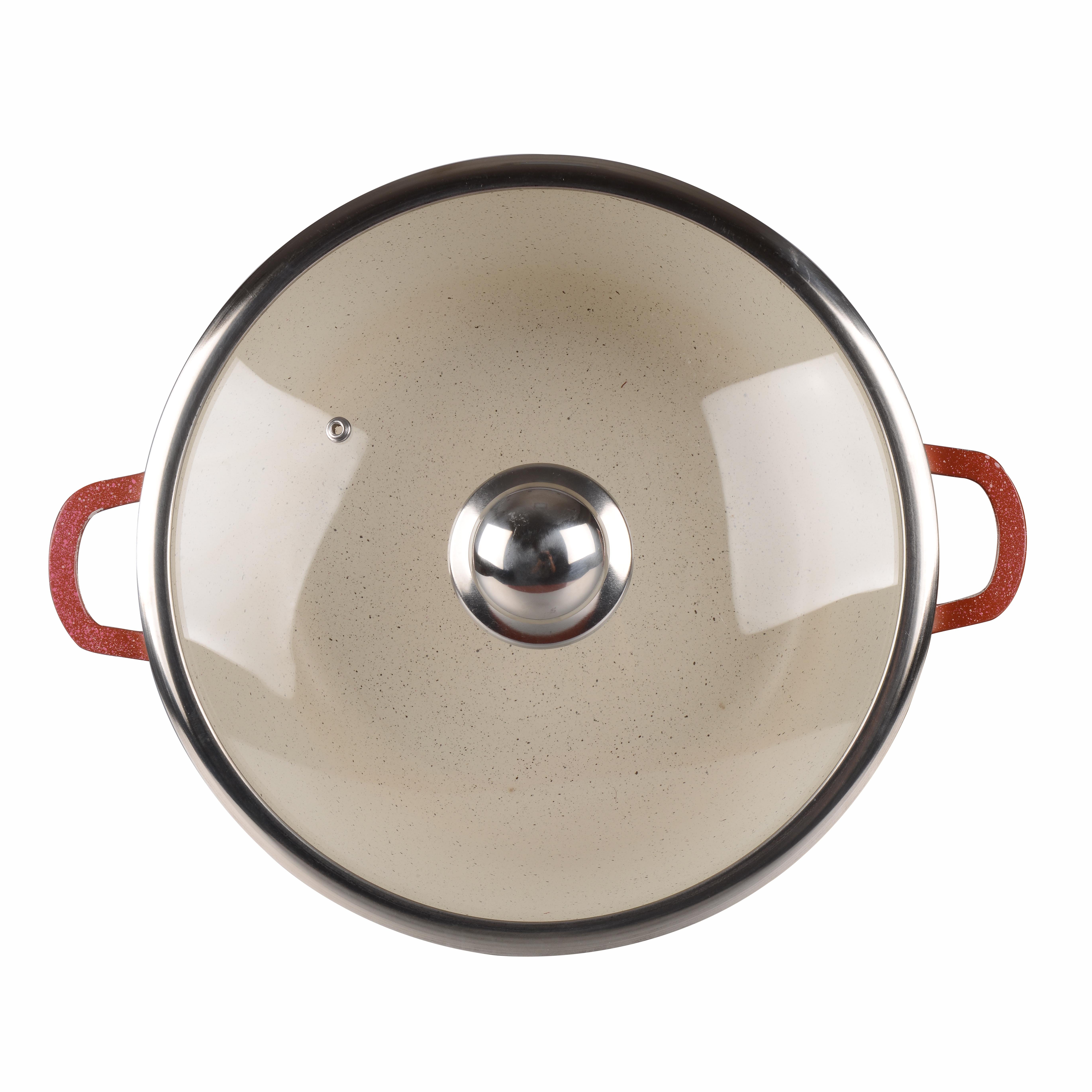 High quality aluminum die cast nonstick marble coating cookware sets