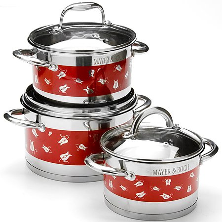 Stainless steel kitchen accessories bms steel cookware sets