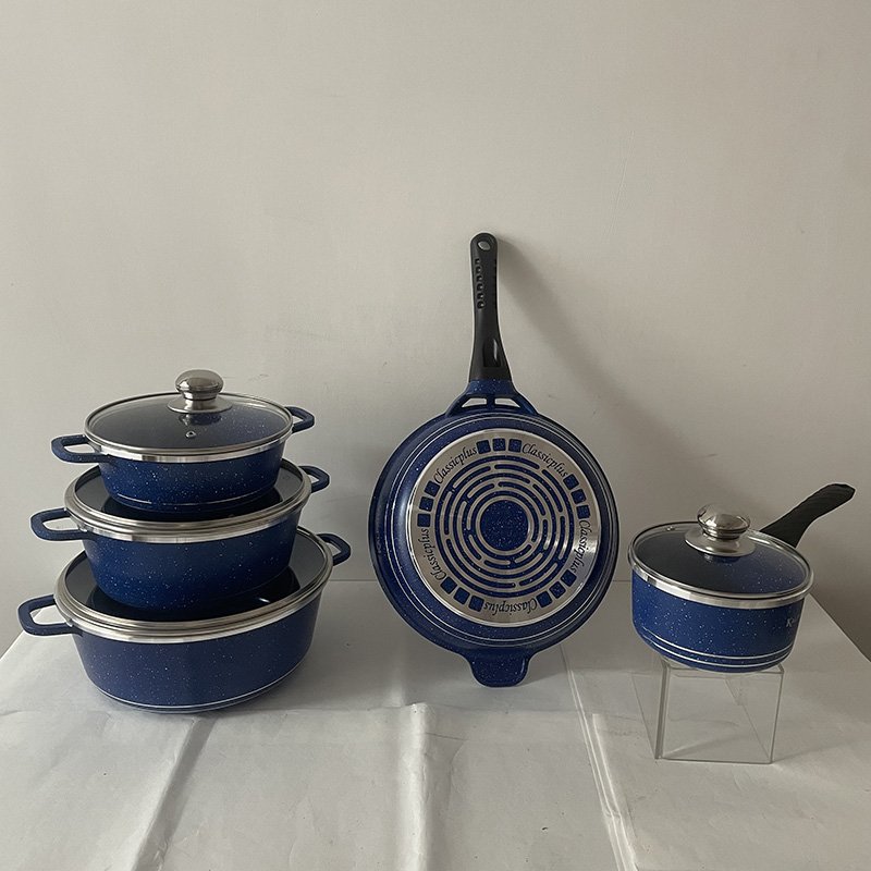 10 Pieces Die Cast Aluminum Non-stick Cookware Sets Pots And Pans Cookware Sets