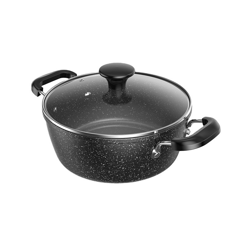Low Price Thickened Soup Pot Nonstick Steamer Kitchen Cookware High Quality Soup Pot With Tempered Glass Lidkitchen set pots