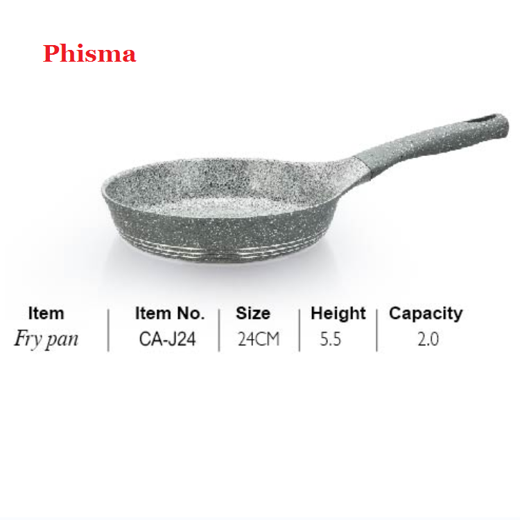 Phisma Top Selling 22PCS Die-cast Aluminum Cookware Sets With Grainte Coating Induction Cooking Pots and Pans