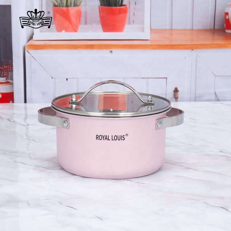 3pcs 2024 cooking pot set stainless steel caserole cooking pots non-stick cookware kitchenware utensil cooking pot cookware set