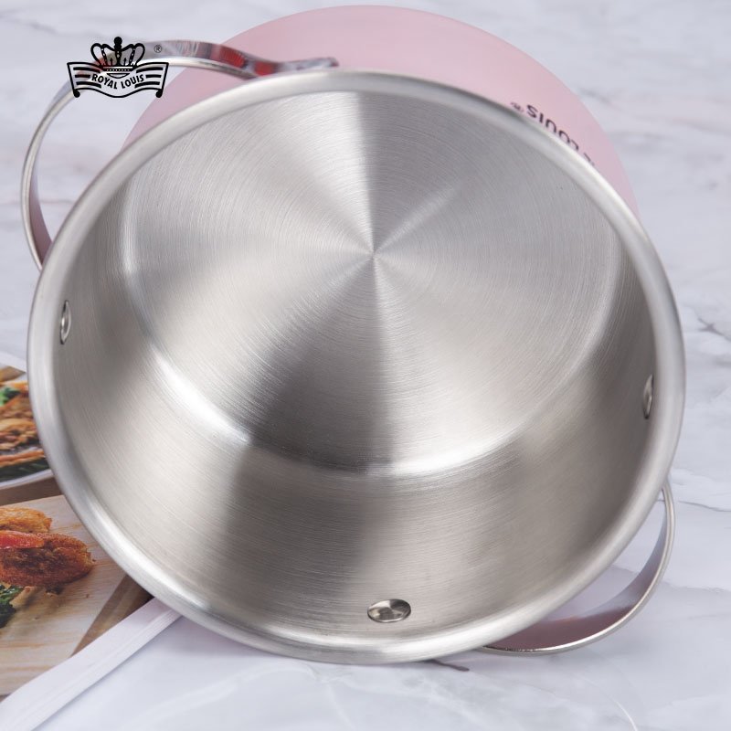 3pcs 2024 cooking pot set stainless steel caserole cooking pots non-stick cookware kitchenware utensil cooking pot cookware set