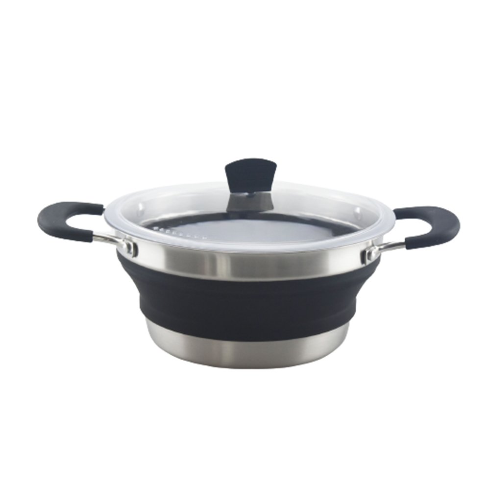 Superior Quality Certificated Camping Cookware Pot Set Camping Pot Silicon Hot Pot For Outdoor