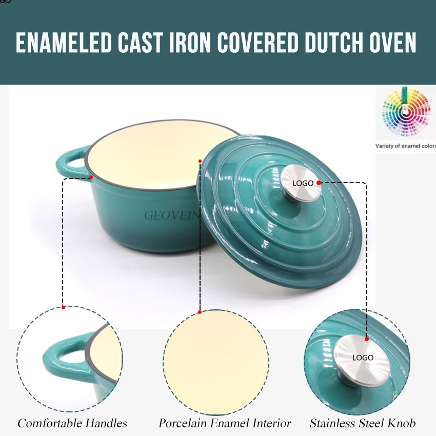 New Arrival Good Price Enameled Cast Iron Cookware Set