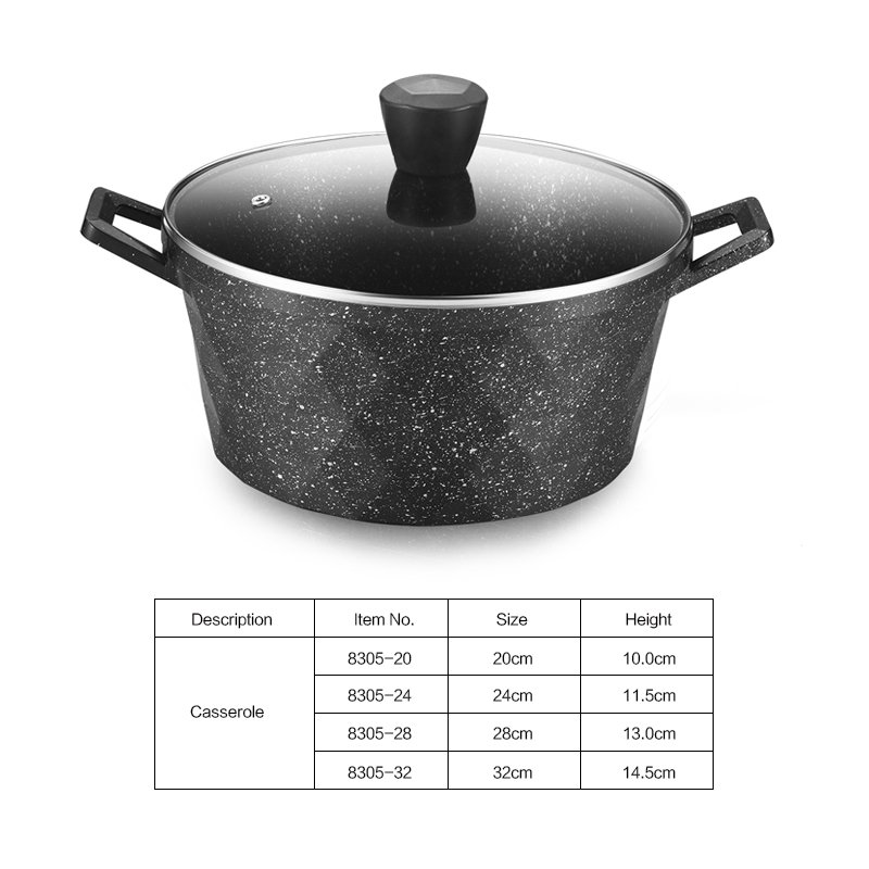 DSFOM 8503 Comprehensive Pot and Pan Set All-Inclusive Aluminum Cookware Set