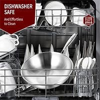 Food Grade Thickening Flat Bottom Uncoated Pot Wok Cooker Pans Cooking Cookware Sets Stainless Steel Frying Pan