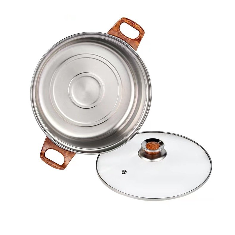 Wholesale Cooking Pot 12Pcs Stainless Steel Cookware Set Non Stick Pots Set Ollas