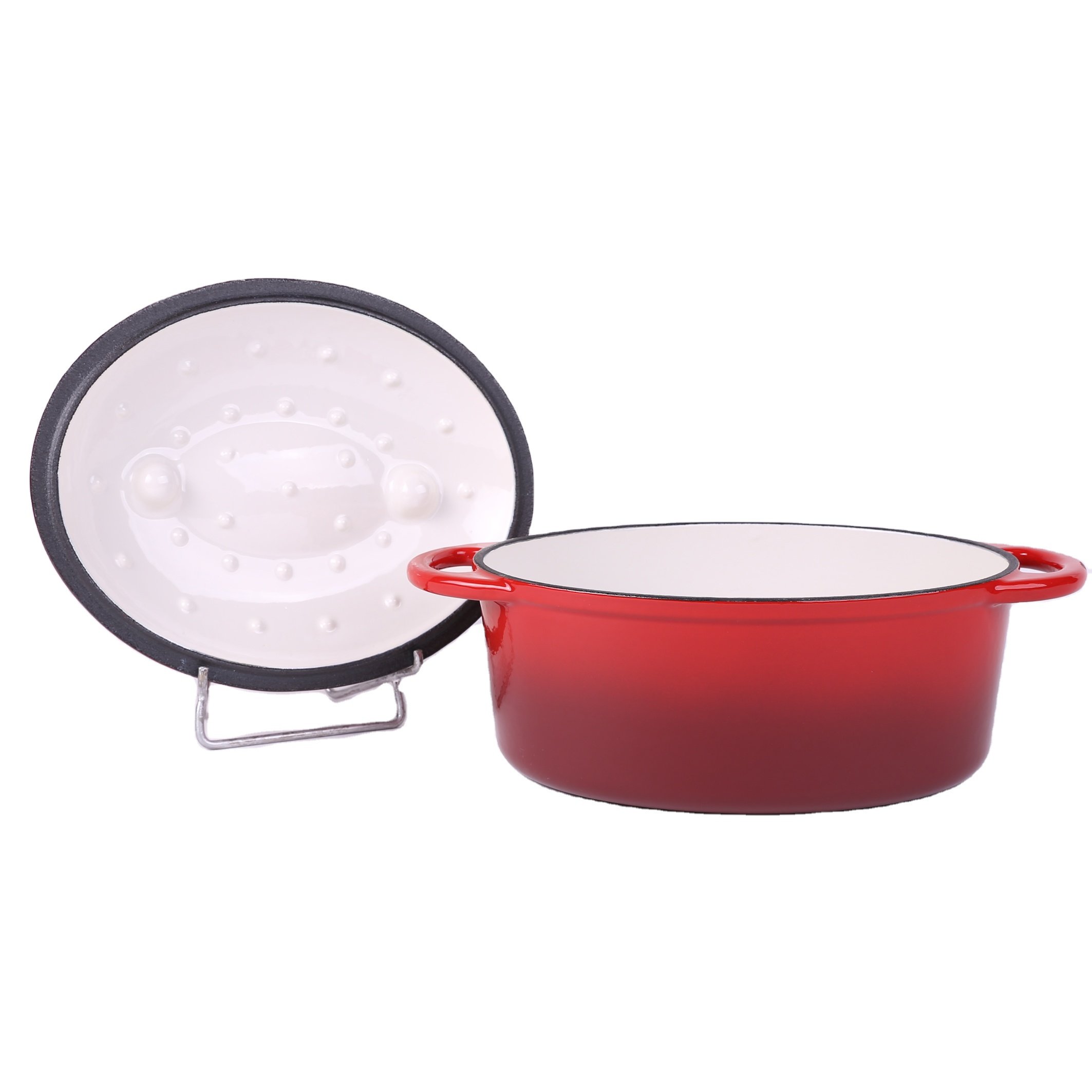 Wholesale High Quality Non Stick Enamel Cast Iron Casserole For Cast Iron Cookware Set