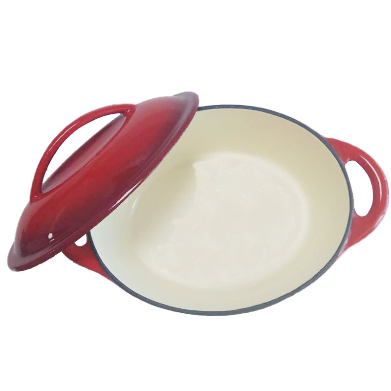 Wholesale High Quality Non Stick Enamel Cast Iron Casserole For Cast Iron Cookware Set
