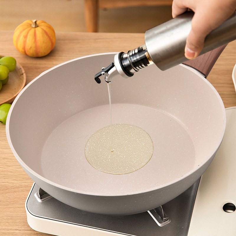 Medical Stone Wok Nonstick Flat Bottom Cast Aluminum Stir Fry Pan Non-Scratch Coating for Cooking Induction Ceramic Stoves