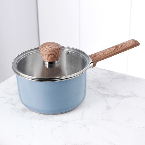 Purecook Customization Kitchen Induction Colorful 5 Pcs Paint 304 Stainless Steel Saucepan Casserole Cookware Cooking Pot Set