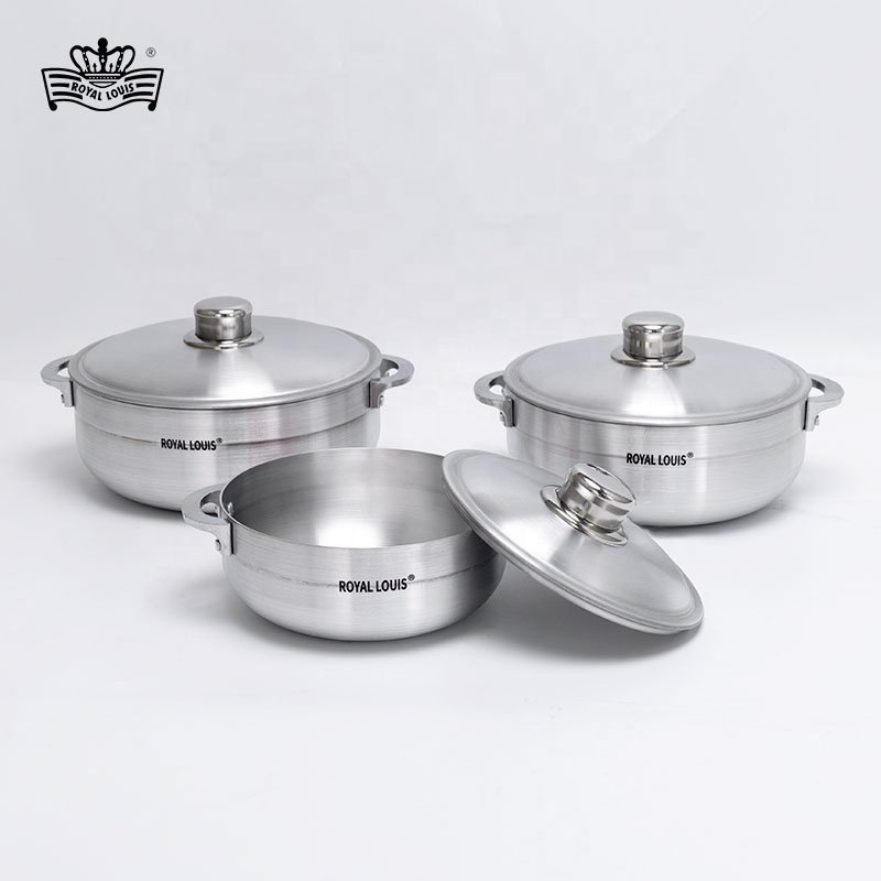 Hot Sale 6 Pieces Aluminum Cooking Pot Sets Aluminum Stock Pot Cheap Price Cookware Sets Casseroles Aluminium