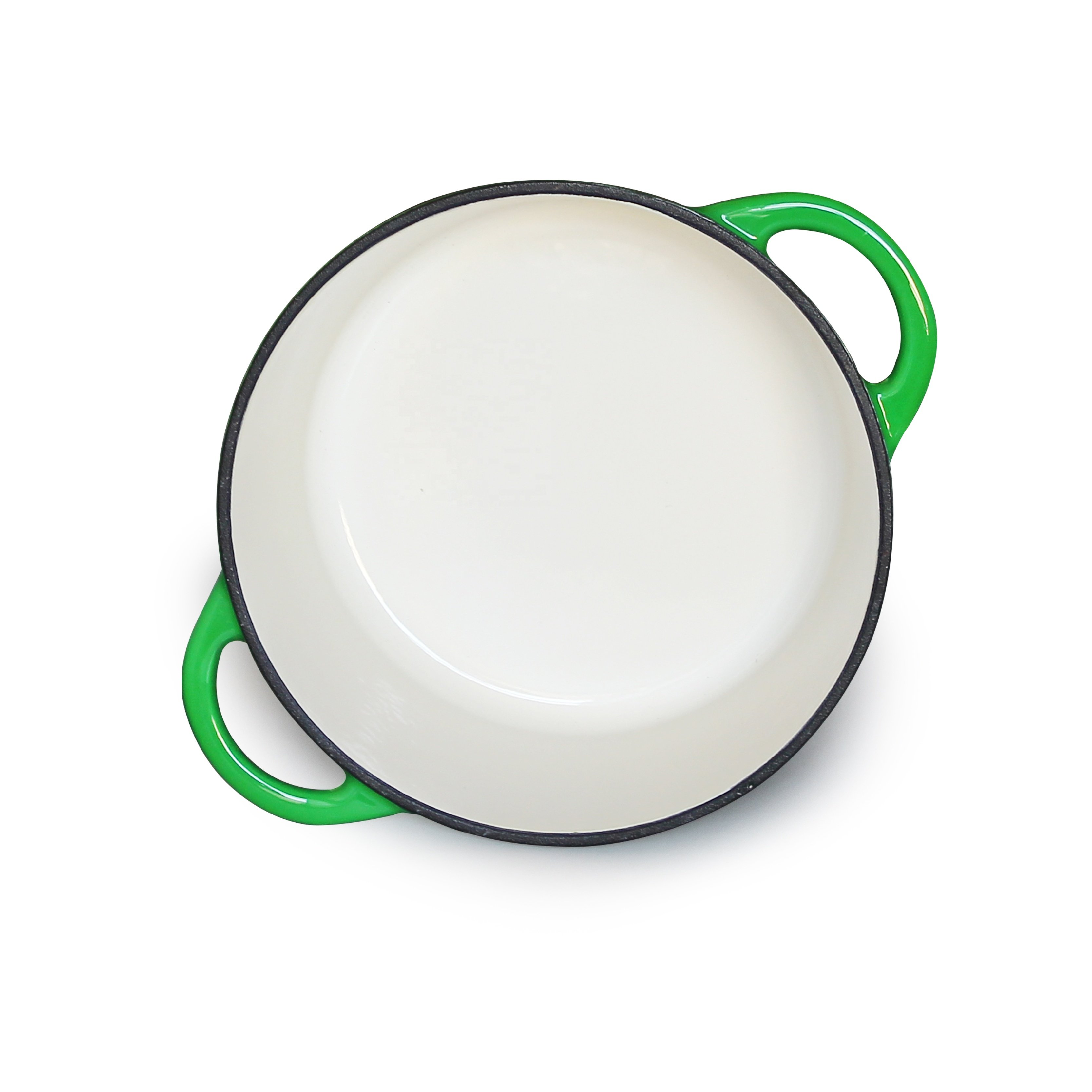 Home kitchen enamel casseroles coated polished cast iron non stick cooking pots cookware set