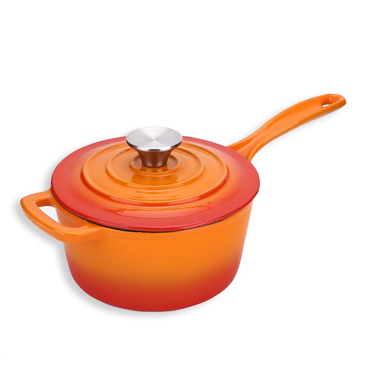 German Masterclass Premium Cast Iron Enamel Cookware Set For Kitchen Ware Cooking pot Non Stick Camping Induction Pan Set