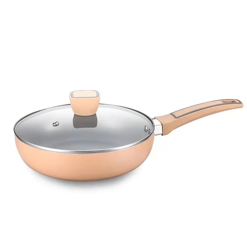 Hot selling 5 pcs Frying Pan die casting aluminum cookware set cast casserole pot cooker Non stick cook set