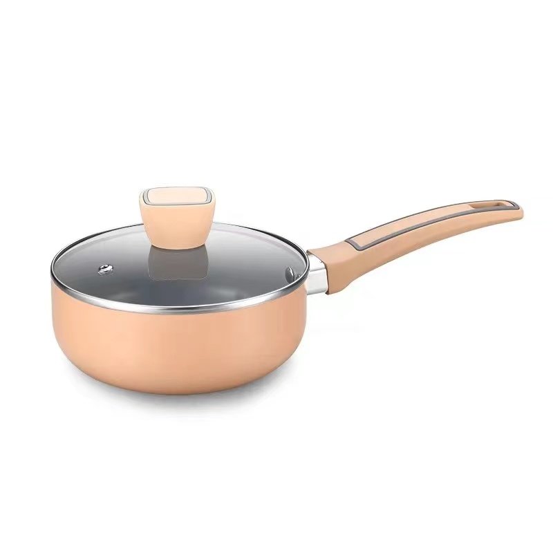Hot selling 5 pcs Frying Pan die casting aluminum cookware set cast casserole pot cooker Non stick cook set