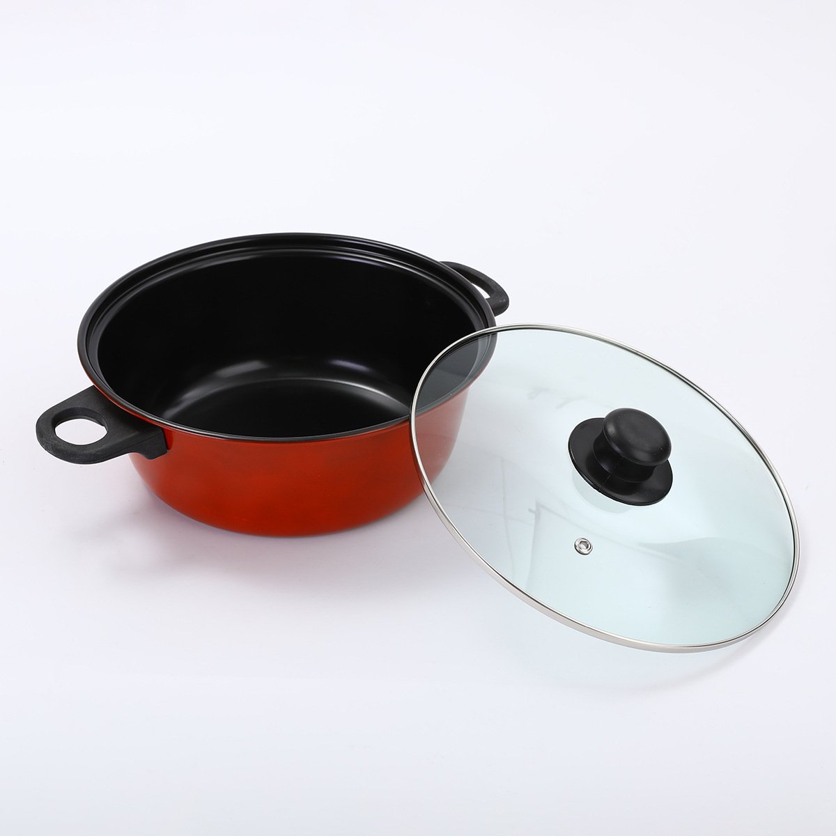 Hot Sale Kitchen 3 Piece Cooking Non Stick Cookware Pot Household Coating Skillet Casserole Aluminum Soup Pot Cookware Sets