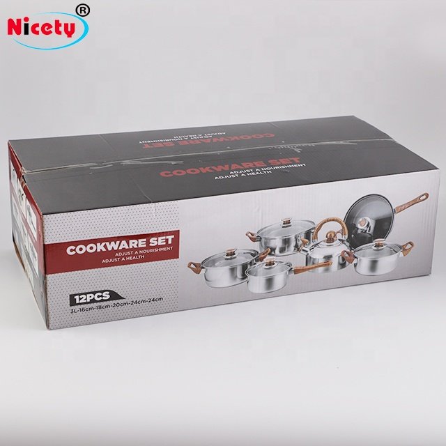 NICETY cookware set kitchen non stick for cooking customizable kitchen pots and pans sets for cooking wholesalepot kitchen set