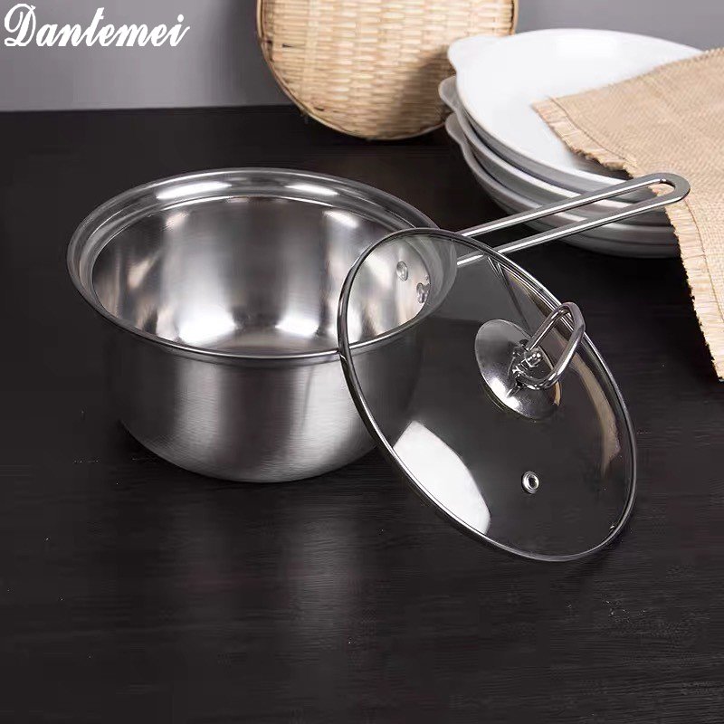 Factory Wholesale 5pcs Stainless Steel Soup Pots Cooker Bakelite Handle Home And Kitchen Cookware Sets