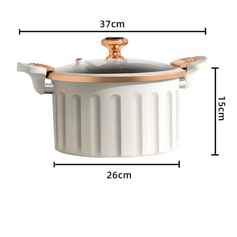 Best selling enamel cookware set cast iron smart micro pressure cooker with different colors