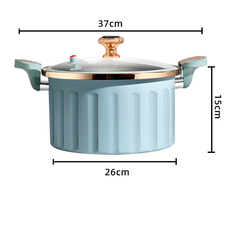 Best selling enamel cookware set cast iron smart micro pressure cooker with different colors
