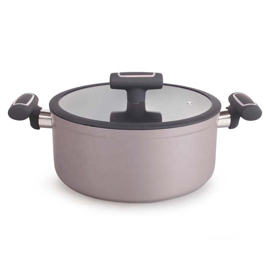 Hot Sale Nonstick Aluminum Induction milk fry pan pot non stick Cook Kitchen Wares 10 Pcs Cookware Set