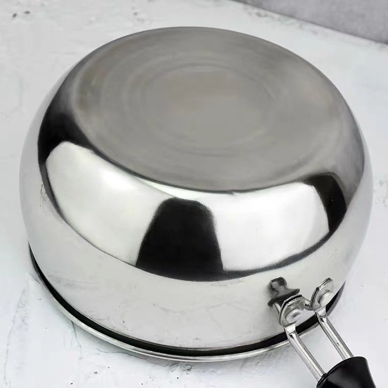 3pcs Stainless Steel Saucepan Cookware Set Non Stick Saucepans Induction Cooking Pots Pan With Lid