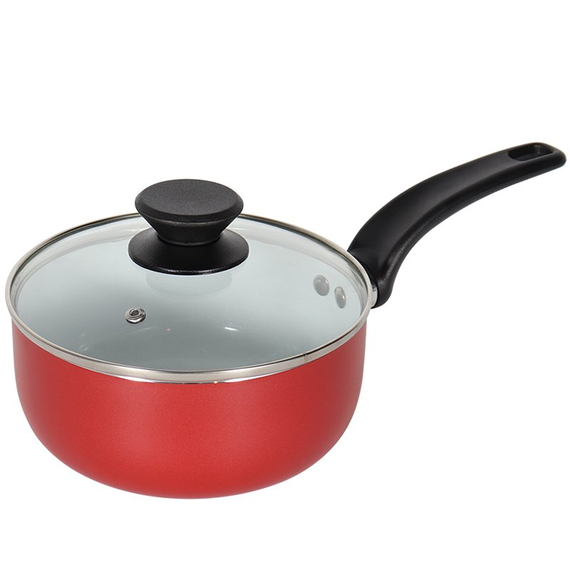 8pcs Pressed aluminum cookware set healthy ceramic coating cookware MSF-6921